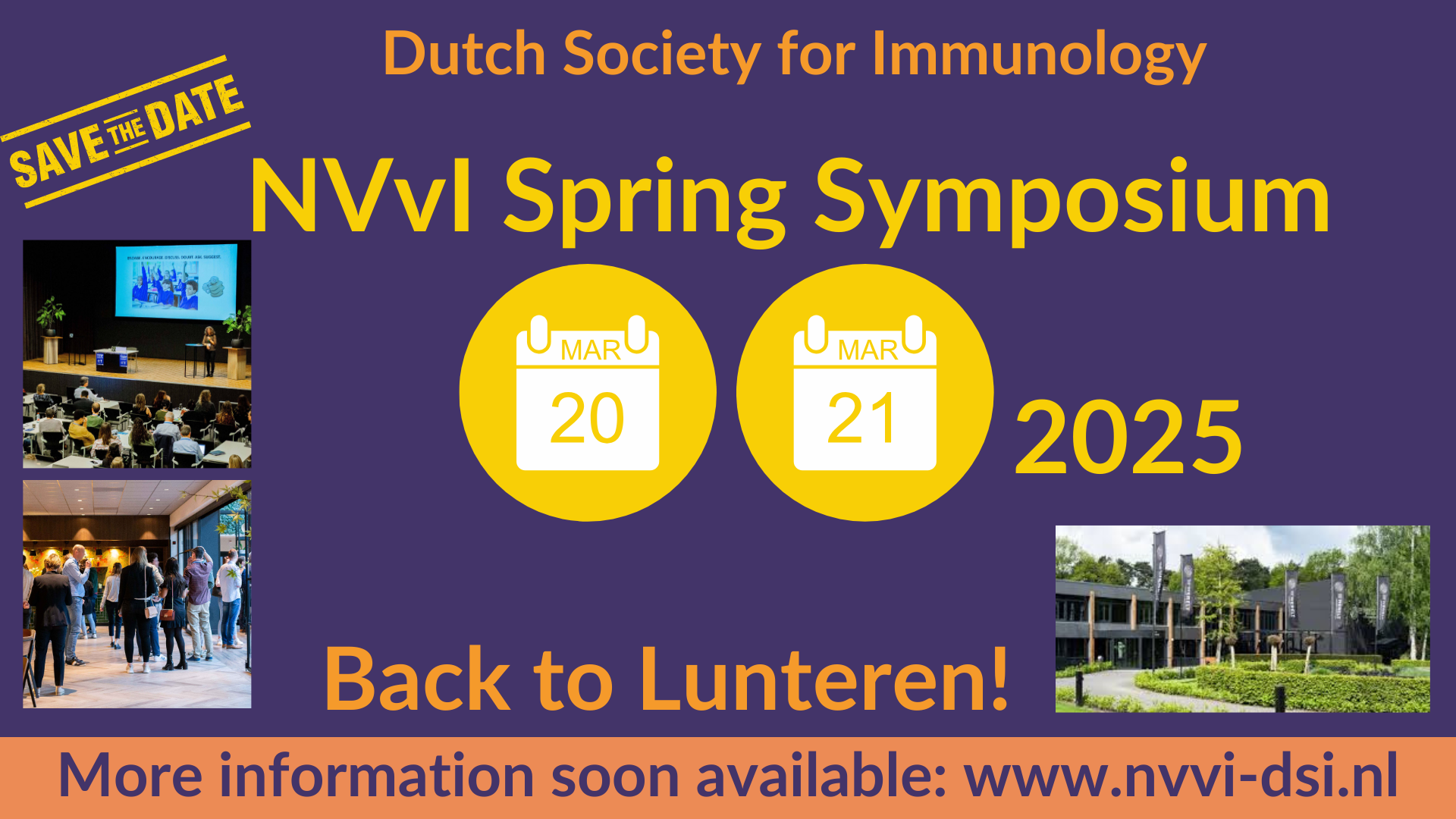 Save the Date NVvI Spring Symposium 2025